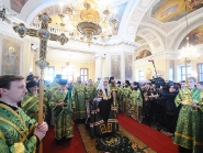 Патриаршее служение в Свято-Даниловом монастыре в день памяти святого благоверного князя Даниила Московского | фото 04