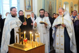 Панихида на московском подворье Православной Церкви в Америке в 10-ю годовщину теракта 11 сентября