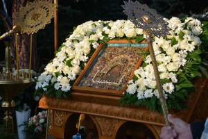 На празднования 1025-летия Крещения Руси привезли Касперовскую икону Богородицы